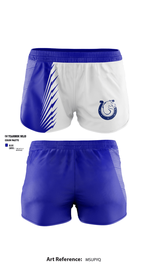 Women's Shorts, Sanford H Calhoun High School Track and Field, Track & Field, Teamtime, Team time, sublimation, custom sports apparel, team uniforms, spirit wear, spiritwear, sports uniforms, custom shirts, team store, custom team store, fundraiser sports, apparel fundraiser