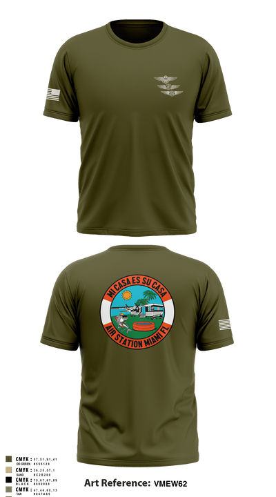 Air station Miami 80426238 Short Sleeve Performance Shirt - 2