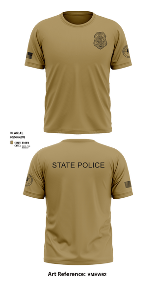 Short Sleeve Performance Shirt, , Police, Teamtime, Team time, sublimation, custom sports apparel, team uniforms, spirit wear, spiritwear, sports uniforms, custom shirts, team store, custom team store, fundraiser sports, apparel fundraiser
