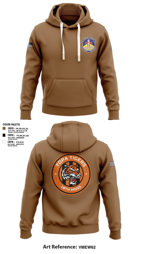 Hoodie, 18 Medical Support Squadron, Air Force, Teamtime, Team time, sublimation, custom sports apparel, team uniforms, spirit wear, spiritwear, sports uniforms, custom shirts, team store, custom team store, fundraiser sports, apparel fundraiser