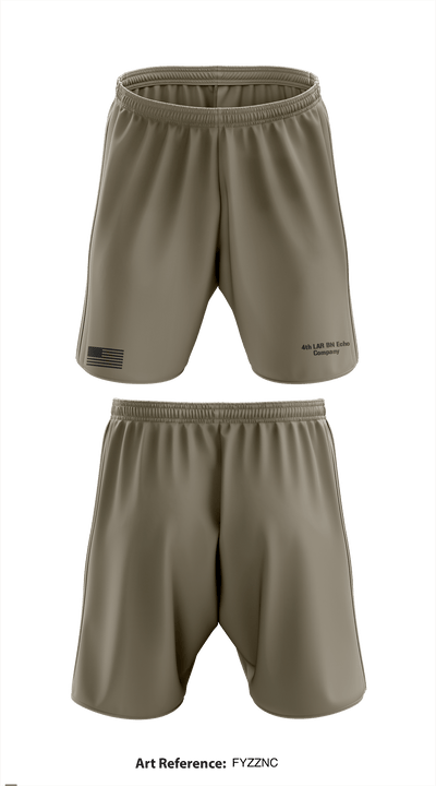 4th LAR BN Echo Company 15640584 Athletic Shorts With Pockets - 2