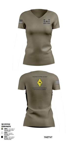 Women's Short Sleeve Vneck Shirt, , Marines, Teamtime, Team time, sublimation, custom sports apparel, team uniforms, spirit wear, spiritwear, sports uniforms, custom shirts, team store, custom team store, fundraiser sports, apparel fundraiser