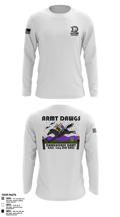 ARMT 4-4 AB 48571947 Long Sleeve Performance Shirt - 49