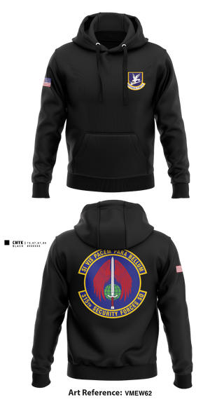 Hoodie, 315 SFS CHS, Air Force, Teamtime, Team time, sublimation, custom sports apparel, team uniforms, spirit wear, spiritwear, sports uniforms, custom shirts, team store, custom team store, fundraiser sports, apparel fundraiser