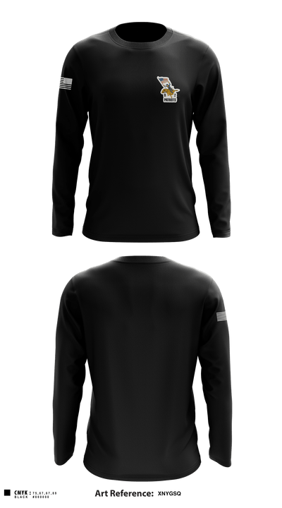 B-2 Patriots 17265313 Long Sleeve Performance Shirt - 1