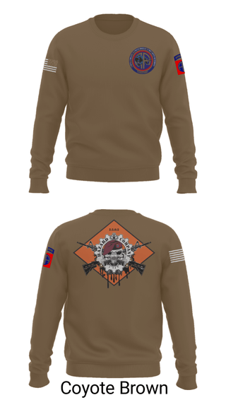 Crew Neck Sweatshirt, , Army, Teamtime, Team time, sublimation, custom sports apparel, team uniforms, spirit wear, spiritwear, sports uniforms, custom shirts, team store, custom team store, fundraiser sports, apparel fundraiser