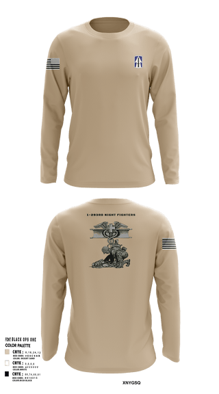 Long Sleeve Performance Shirt, , National Guard, Teamtime, Team time, sublimation, custom sports apparel, team uniforms, spirit wear, spiritwear, sports uniforms, custom shirts, team store, custom team store, fundraiser sports, apparel fundraiser