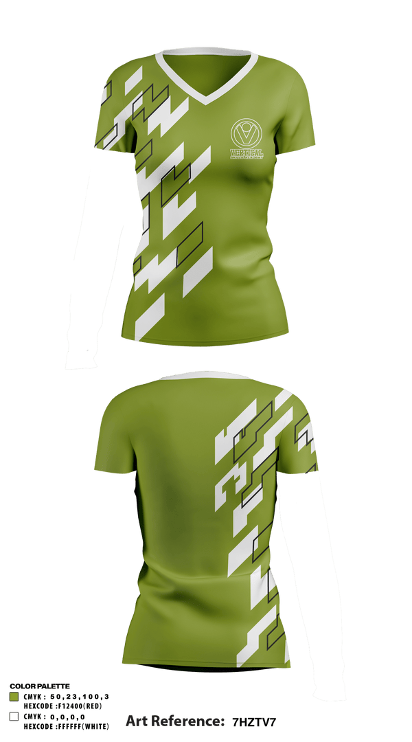 Women's Short Sleeve Vneck Shirt, Vertical Skills Academy, Spirit Store, Teamtime, Team time, sublimation, custom sports apparel, team uniforms, spirit wear, spiritwear, sports uniforms, custom shirts, team store, custom team store, fundraiser sports, apparel fundraiser