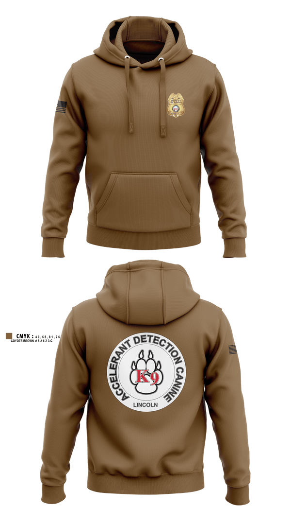 Hoodie, Stafford County Fire Marshal's Office, Fire Department, Teamtime, Team time, sublimation, custom sports apparel, team uniforms, spirit wear, spiritwear, sports uniforms, custom shirts, team store, custom team store, fundraiser sports, apparel fundraiser
