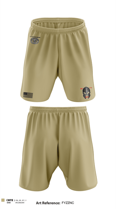 AREA 2, 12TH BN ARCG 57616910 Athletic Shorts With Pockets - 5