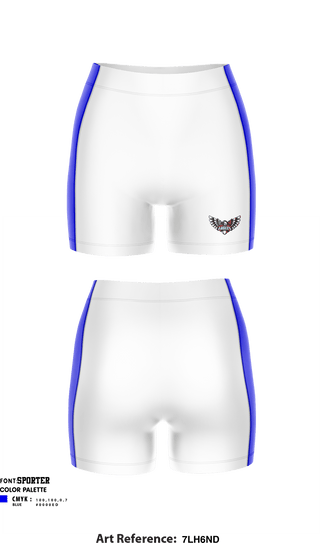 Women's Compression Shorts, Eisenhower High School Volleyball, Women's Volleyball, Teamtime, Team time, sublimation, custom sports apparel, team uniforms, spirit wear, spiritwear, sports uniforms, custom shirts, team store, custom team store, fundraiser sports, apparel fundraiser