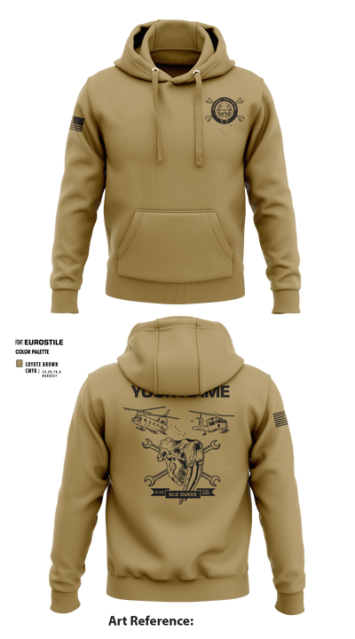 D Co 1-52 AVN REGT 67961627 Hoodie - 3