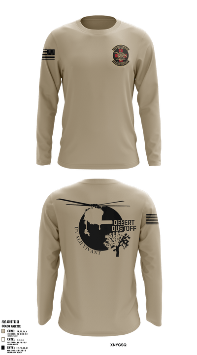 Desert Dustoff 78668049 Long Sleeve Performance Shirt - 1