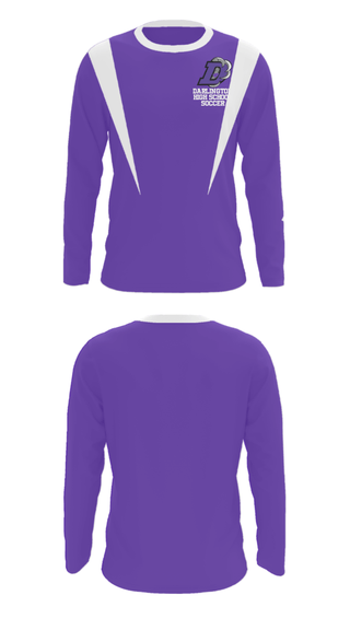 Long Sleeve Performance Shirt, Darlington High School Soccer, Men's Soccer, Teamtime, Team time, sublimation, custom sports apparel, team uniforms, spirit wear, spiritwear, sports uniforms, custom shirts, team store, custom team store, fundraiser sports, apparel fundraiser