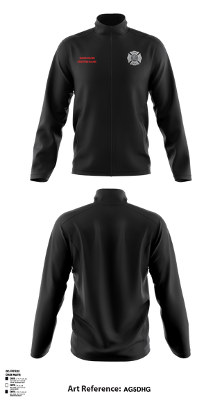 Fleece Jacket, , Fire Department, Teamtime, Team time, sublimation, custom sports apparel, team uniforms, spirit wear, spiritwear, sports uniforms, custom shirts, team store, custom team store, fundraiser sports, apparel fundraiser