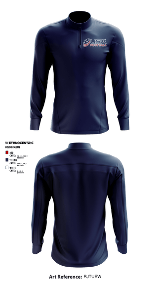 Quarter Zip Jacket, Copperas Chiefs, Football, Teamtime, Team time, sublimation, custom sports apparel, team uniforms, spirit wear, spiritwear, sports uniforms, custom shirts, team store, custom team store, fundraiser sports, apparel fundraiser