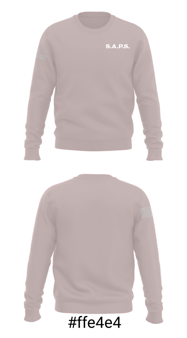 Crew Neck Sweatshirt, S.A.P.S., , Teamtime, Team time, sublimation, custom sports apparel, team uniforms, spirit wear, spiritwear, sports uniforms, custom shirts, team store, custom team store, fundraiser sports, apparel fundraiser