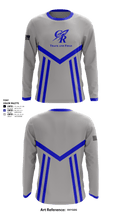 Central High School Track & Field 38219768 Long Sleeve Shooting Shirt - 2