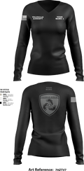 Valhalla Airsoft 98104221 Women's Long Sleeve V-neck Shirt - 4