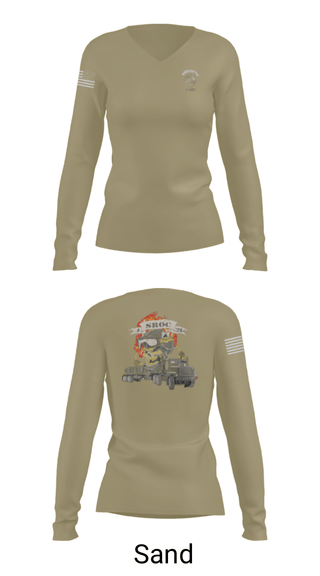 Women's Long Sleeve Vneck Shirt, , Marines, Teamtime, Team time, sublimation, custom sports apparel, team uniforms, spirit wear, spiritwear, sports uniforms, custom shirts, team store, custom team store, fundraiser sports, apparel fundraiser