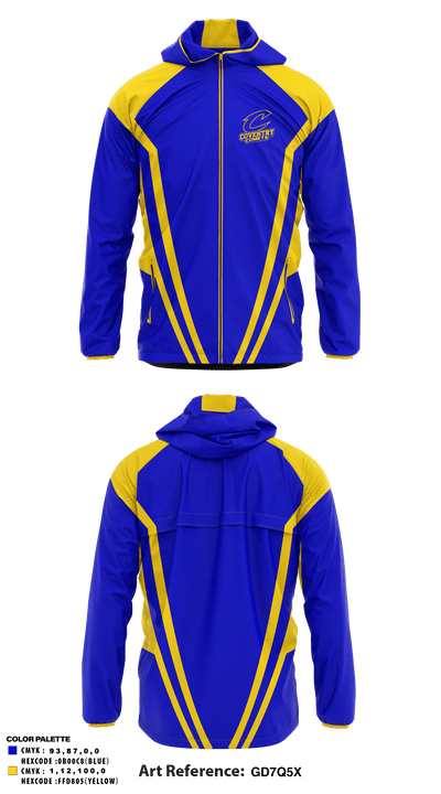 Coventry Comets Wrestlingl 60365738 Windbreaker - 1