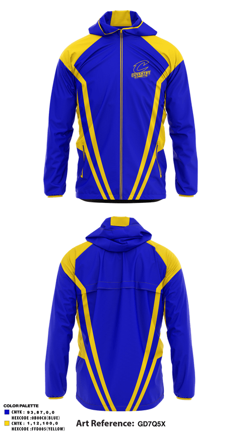 Windbreaker, Coventry Comets Wrestling, Wrestling, Teamtime, Team time, sublimation, custom sports apparel, team uniforms, spirit wear, spiritwear, sports uniforms, custom shirts, team store, custom team store, fundraiser sports, apparel fundraiser