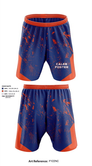 Athletic Shorts With Pockets, Caleb Foster, , Teamtime, Team time, sublimation, custom sports apparel, team uniforms, spirit wear, spiritwear, sports uniforms, custom shirts, team store, custom team store, fundraiser sports, apparel fundraiser