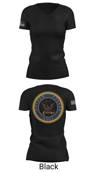 Women's Short Sleeve Vneck Shirt, , Navy, Teamtime, Team time, sublimation, custom sports apparel, team uniforms, spirit wear, spiritwear, sports uniforms, custom shirts, team store, custom team store, fundraiser sports, apparel fundraiser