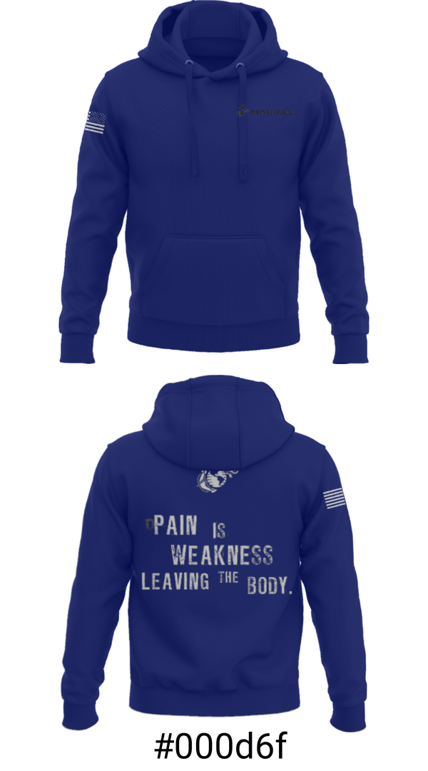 Hoodie, , Marines, Teamtime, Team time, sublimation, custom sports apparel, team uniforms, spirit wear, spiritwear, sports uniforms, custom shirts, team store, custom team store, fundraiser sports, apparel fundraiser