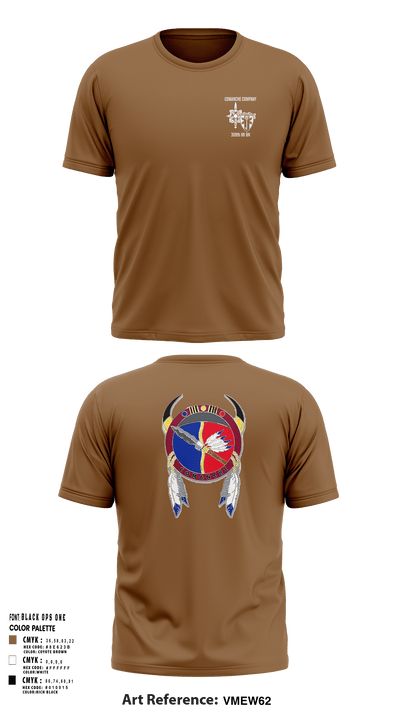 Comanche, 309th MI BN 43533231 Short Sleeve Performance Shirt - 3