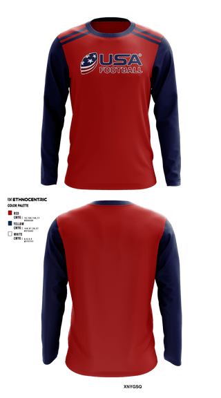Long Sleeve Performance Shirt, Copperas Chiefs, Football, Teamtime, Team time, sublimation, custom sports apparel, team uniforms, spirit wear, spiritwear, sports uniforms, custom shirts, team store, custom team store, fundraiser sports, apparel fundraiser