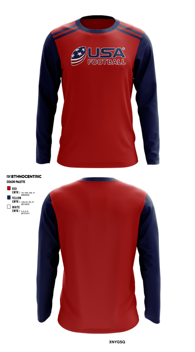Copperas Chiefs 93621258 Long Sleeve Performance Shirt - 1