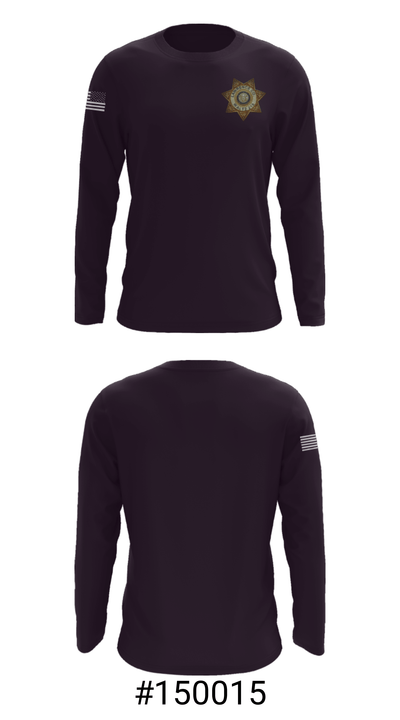 Lawrence county sheriff's department 92960361 Long Sleeve Performance Shirt - 3