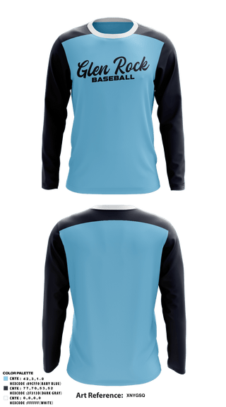 Long Sleeve Performance Shirt, Glen Rock Panthers 12U, Baseball, Teamtime, Team time, sublimation, custom sports apparel, team uniforms, spirit wear, spiritwear, sports uniforms, custom shirts, team store, custom team store, fundraiser sports, apparel fundraiser