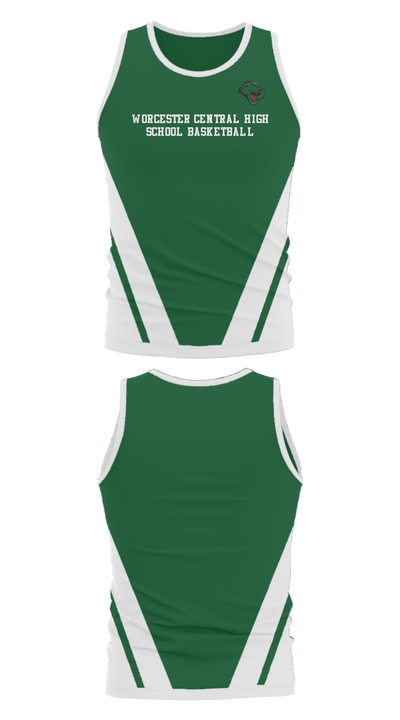 Worcester Central High School Basketball 98172206 Tank Top - 32