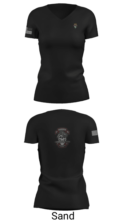 Rangers 76653179 Women's Short Sleeve V-neck Shirt - 24