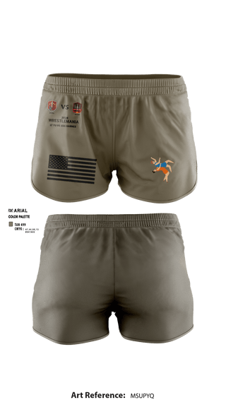 Ranger Panties, 673 EFD/ 334 FEST, Army, Teamtime, Team time, sublimation, custom sports apparel, team uniforms, spirit wear, spiritwear, sports uniforms, custom shirts, team store, custom team store, fundraiser sports, apparel fundraiser