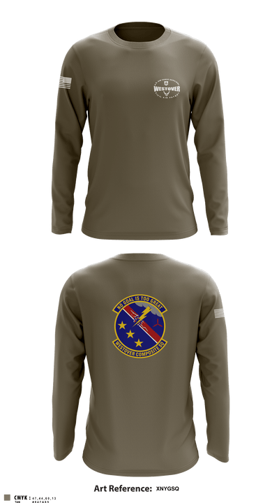 Westover Composite Squadron 58741877 Long Sleeve Performance Shirt - 2