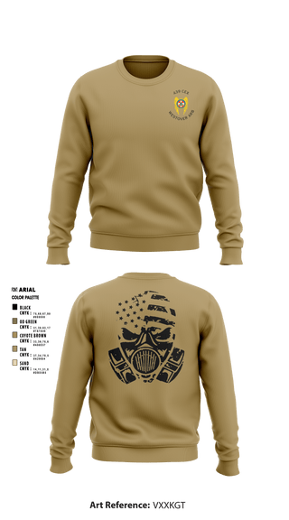 Crew Neck Sweatshirt, , Air Force, Teamtime, Team time, sublimation, custom sports apparel, team uniforms, spirit wear, spiritwear, sports uniforms, custom shirts, team store, custom team store, fundraiser sports, apparel fundraiser