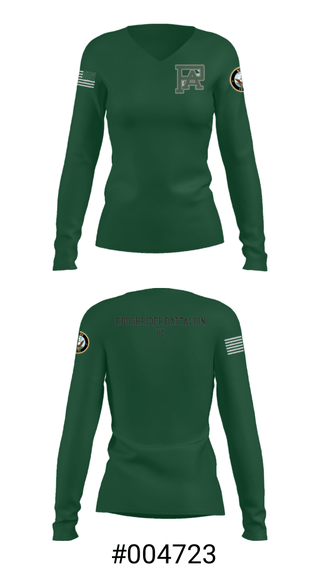 Women's Long Sleeve Vneck Shirt, , Navy, Teamtime, Team time, sublimation, custom sports apparel, team uniforms, spirit wear, spiritwear, sports uniforms, custom shirts, team store, custom team store, fundraiser sports, apparel fundraiser