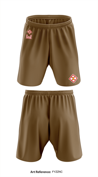 344th CEC 63677507 Athletic Shorts With Pockets - 2
