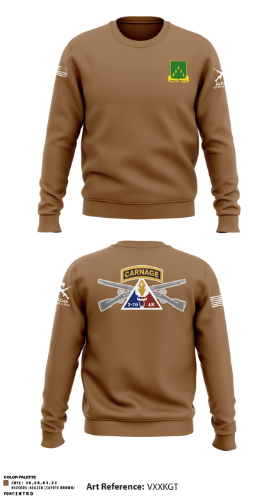 1ST PLT ALPACAS 46607592 Crew Neck Sweatshirt - 12