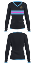 WBAMC 37339182 Women's Long Sleeve V-neck Shirt - 11