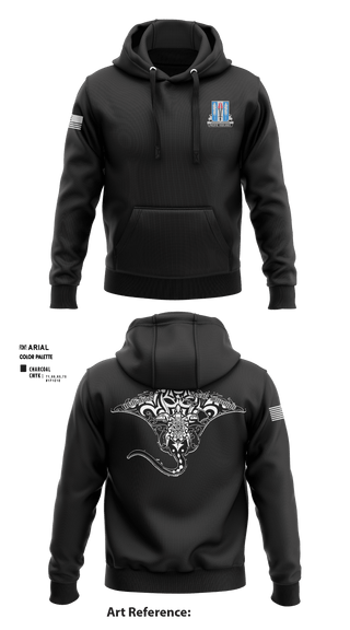 Hoodie, Full FoarceHHD, 205th MI BN, Spirit Store, Teamtime, Team time, sublimation, custom sports apparel, team uniforms, spirit wear, spiritwear, sports uniforms, custom shirts, team store, custom team store, fundraiser sports, apparel fundraiser