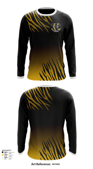 Long Sleeve Performance Shirt, Ethel High School, Spirit Store, Teamtime, Team time, sublimation, custom sports apparel, team uniforms, spirit wear, spiritwear, sports uniforms, custom shirts, team store, custom team store, fundraiser sports, apparel fundraiser
