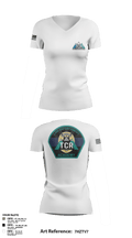 TCR LE ACADEMY 50847747 Women's Short Sleeve V-neck Shirt - 2