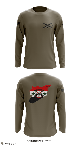 Long Sleeve Performance Shirt, HHB 2-114 FA (FIST), Army, Teamtime, Team time, sublimation, custom sports apparel, team uniforms, spirit wear, spiritwear, sports uniforms, custom shirts, team store, custom team store, fundraiser sports, apparel fundraiser