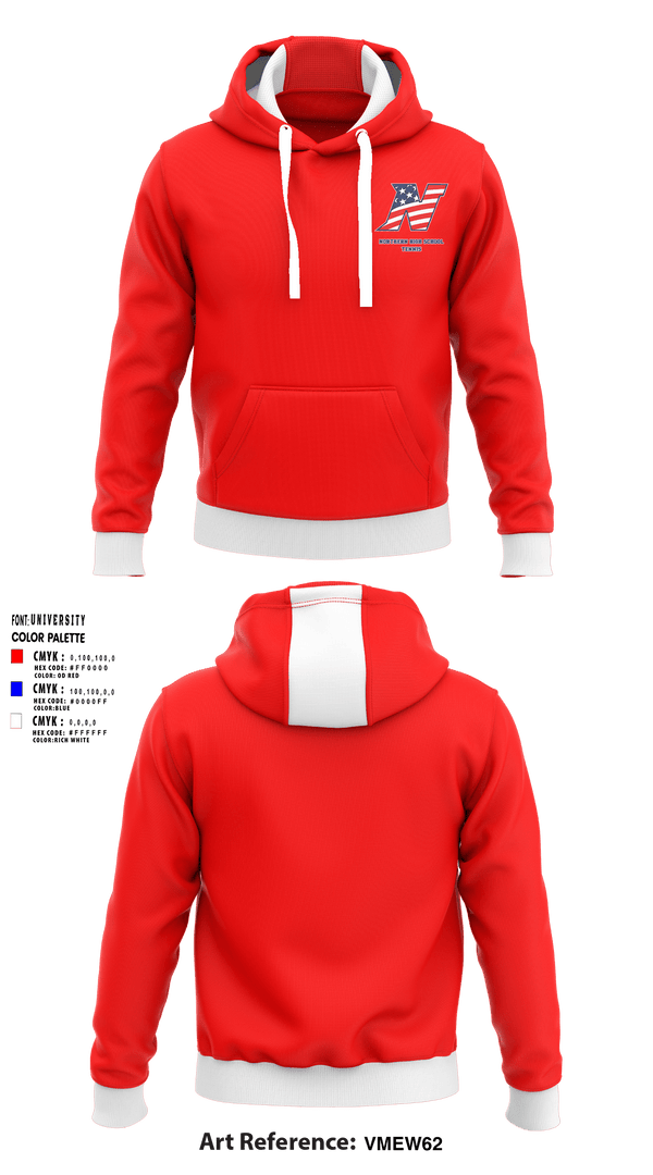 Hoodie, Northern High School Tennis, Tennis, Teamtime, Team time, sublimation, custom sports apparel, team uniforms, spirit wear, spiritwear, sports uniforms, custom shirts, team store, custom team store, fundraiser sports, apparel fundraiser