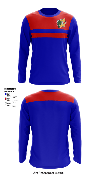 Carmel High School 42911704 Long Sleeve Performance Shirt - 1