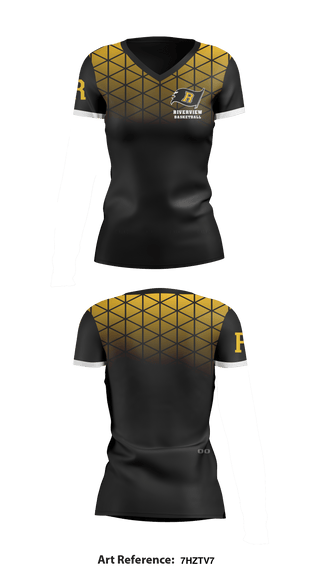 Women's Short Sleeve Vneck Shirt, Riverview High School Basketball, Men's Basketball, Teamtime, Team time, sublimation, custom sports apparel, team uniforms, spirit wear, spiritwear, sports uniforms, custom shirts, team store, custom team store, fundraiser sports, apparel fundraiser